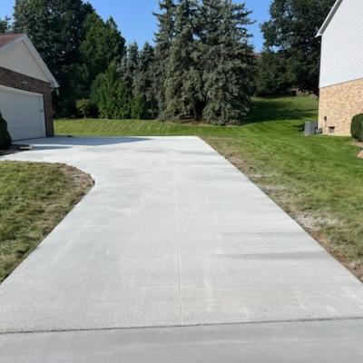 Concrete Driveway Grand Blanc Michigan Jj Concrete Contractor 2