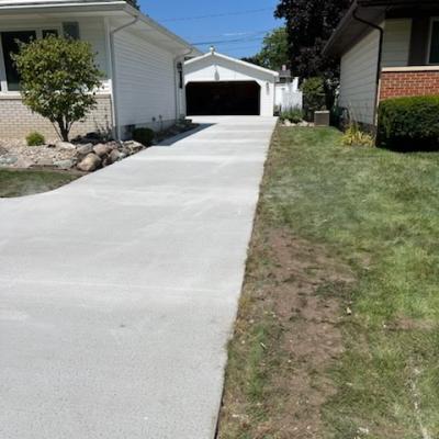 Concrete Driveway Swartz Creek Michigan Jj Concrete Contractor 3